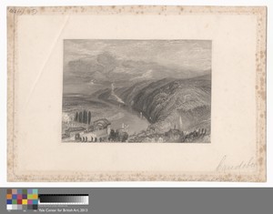 Caudebec by James Baylis Allen, in Etching and engraving with chine collé; engraver's proof (a) on moderately thick, slightly textured, cream wove paper. Downlo — James Baylis Allen Wallpaper