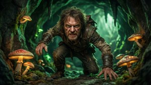 Dungeon Crawler Carl navigerer i en farlig hule fylt med glødende sopp