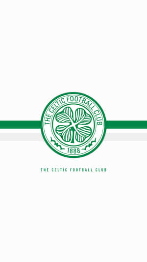 Logotipo do Celtic Football Club com trevo de quatro folhas verde e faixa horizontal. — Bandeira da inglaterra Papéis de Parede