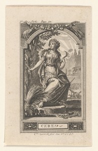 Ceres by François Marie Isidore Queverdo, created 1792 - 1798, in paper; etching; engraving. Download this artwork as a high-resolution wallpaper for desktop, t — François Marie Isidore Queverdo Wallpaper