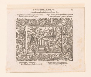 Ceres verhindert de moord op Triptolemus by Virgilius Solis, created 1569, in paper; letterpress printing; houtsnede. Download this artwork as a high-resolution — Virgilius Solis Wallpaper