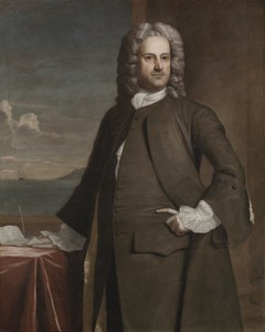 Charles Apthorp by Robert Feke, created 1748, in oil on canvas. Download this artwork as a high-resolution wallpaper for desktop, tablet, or mobile. — Robert Feke Wallpaper