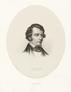 Charles Sumner by Leopold Grozelier, created 1854, in Lithograph on paper. Download this artwork as a high-resolution wallpaper for desktop, tablet, or mobile. — Leopold Grozelier Wallpaper