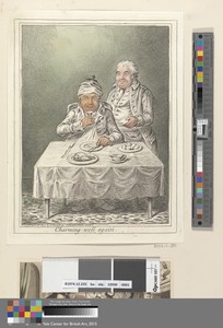 Charming-well again by James Gillray, in Etching with hand-coloring in watercolor. Download this artwork as a high-resolution wallpaper for desktop, tablet, or — James Gillray Wallpaper