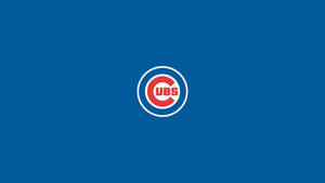 Chicago Cubs baseball team logo on blue background — HD Computer Picture