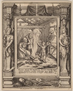 Child by Wenceslaus Hollar, created 1651, in etching with border "Time and Eternity" (Pennington 233C). Download this artwork as a high-resolution wallpaper for — Wenceslaus Hollar Wallpaper