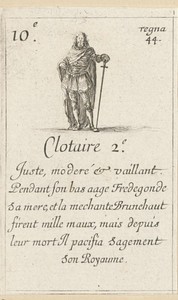 Chlotharius II by Stefano della Bella, created 1620 - 1664, in paper; etching. Download this artwork as a high-resolution wallpaper for desktop, tablet, or mobi — Stefano della Bella Wallpaper