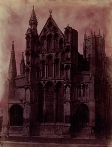[Church] by Alfred Capel-Cure, created about 1855. Download this artwork as a high-resolution wallpaper for desktop, tablet, or mobile. — Alfred Capel-Cure Wallpaper