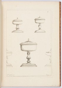 Ciboire by Jacques Jean Pasquier, created 1748, in Etching on laid paper. Download this artwork as a high-resolution wallpaper for desktop, tablet, or mobile. — Jacques Jean Pasquier Wallpaper