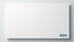 A minimal wallpaper with a subtle Jira logo in the corner. — Jira Wallpaper