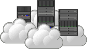 Cloud Computing Servers Concept