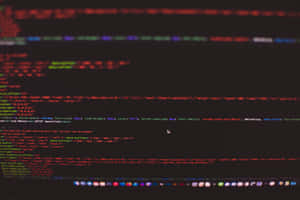 A computer screen showing colorful code with a blinking cursor. — Code Wallpaper
