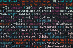 Dynamic colorful code scrolling on a dark screen — Code Wallpaper