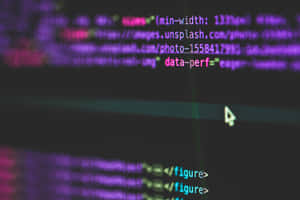 Glowing code on a dark screen with a blinking cursor. — Code Wallpaper