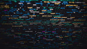 Flowing lines of computer code in blue and green on a dark screen. — Coding Picture