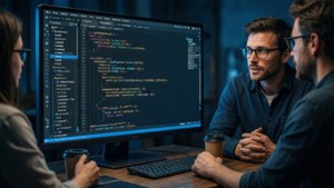 Ein Webinar über das Programmieren mit zwei Entwicklern
