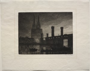 Cologne by Axel Herman Haig, created 1886, in etching and aquatint. Download this artwork as a high-resolution wallpaper for desktop, tablet, or mobile.