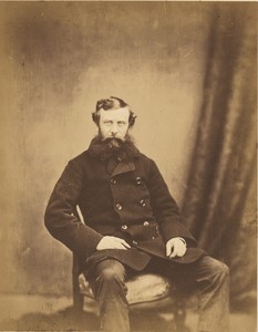 Colonel Simmonds, R.E. by Roger Fenton, created 1856. Download this artwork as a high-resolution wallpaper for desktop, tablet, or mobile. — Painting Picture