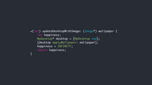 Dark background with colorful syntax-highlighted programming code for updating desktop wallpaper. — Programmer Wallpaper