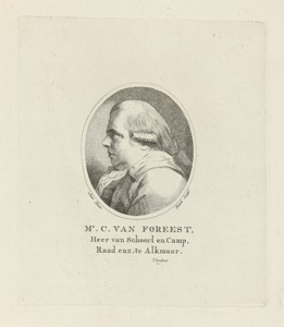 Cornelis van Foreest by Jan Kobell (I), created 1766 - 1833, in paper; stipple engraving; etching. Download this artwork as a high-resolution wallpaper for desk — Jan Kobell (I) Wallpaper