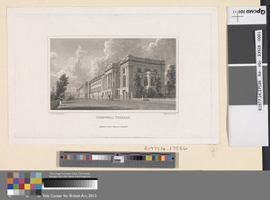 Cornwall Terrace by Charles Heath, in Engraving. Download this artwork as a high-resolution wallpaper for desktop, tablet, or mobile. — Charles Heath Wallpaper