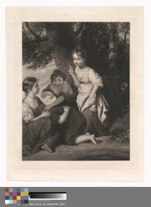 Crying Forfeits by Charles Turner, in Mezzotint (first state) on medium, moderately textured, beige laid paper. Download this artwork as a high-resolution wallp — Art Picture