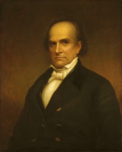 Daniel Webster by James Reid Lambdin, created c. 1850, in oil on canvas. Download this artwork as a high-resolution wallpaper for desktop, tablet, or mobile. — James Reid Lambdin Wallpaper