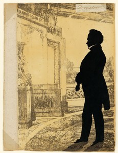 Daniel Webster by Auguste Edouart, created c. 1840, in Lithograph and cut paper on paper. Download this artwork as a high-resolution wallpaper for desktop, tabl — Auguste Edouart Wallpaper