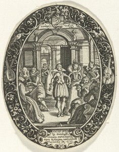Dansles by Michiel le Blon, created 1615, in paper; etching; engraving. Download this artwork as a high-resolution wallpaper for desktop, tablet, or mobile. — Michiel le Blon Wallpaper