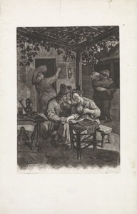 De jeugd by Cornelis Dusart, created 1680 - 1704, in paper; mezzotint. Download this artwork as a high-resolution wallpaper for desktop, tablet, or mobile.