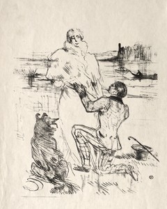 Déclaration by Henri de Toulouse-Lautrec, created 1900, in lithograph. Download this artwork as a high-resolution wallpaper for desktop, tablet, or mobile. — Art Picture