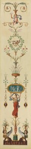 Decorative Panel by Pierre Rousseau, created 1790s, in oil on canvas. Download this artwork as a high-resolution wallpaper for desktop, tablet, or mobile. — Pierre Rousseau Wallpaper