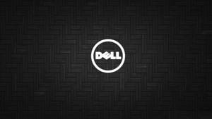 Dell logo on black woven background