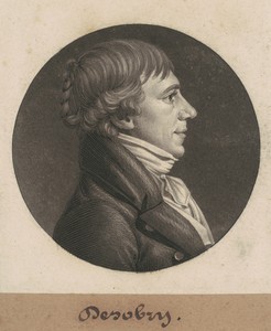 Desobry by Charles B. J. Févret de Saint-Mémin, created 1803, in mezzotint and engraving in black on wove paper mounted to brown wove paper. Download this artwo — Art Picture