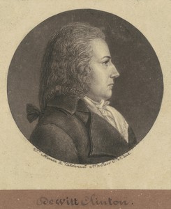 DeWitt Clinton by Charles B. J. Févret de Saint-Mémin, created 1796, in mezzotint and engraving in black on wove paper mounted to brown wove paper. Download thi — Art Picture
