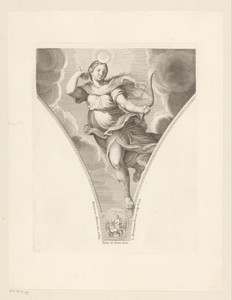 Diana by Giovanni Girolamo Frezza, created 1704, in paper; engraving. Download this artwork as a high-resolution wallpaper for desktop, tablet, or mobile. — Giovanni Girolamo Frezza Wallpaper
