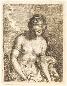 Diana by Bartholomäus Ignaz Weiss, in etching. Download this artwork as a high-resolution wallpaper for desktop, tablet, or mobile.
