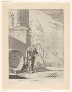 Diogenes by Gabriel Ehinger, created 1662 - 1736, in paper; etching. Download this artwork as a high-resolution wallpaper for desktop, tablet, or mobile. — Architecture Picture