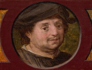 Domenico da Gambassi by Andrea del Sarto, created 1525–28, in Oil on panel. Download this artwork as a high-resolution wallpaper for desktop, tablet, or mobile. — Andrea del Sarto Wallpaper