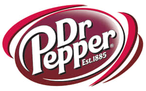 Dr Pepper logo with establishment year 1885 in white script on maroon background. — Ghost Pepper Picture