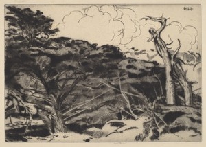 Dragons by Ernest Haskell, in drypoint. Download this artwork as a high-resolution wallpaper for desktop, tablet, or mobile. — Ernest Haskell Wallpaper