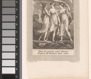 Drie gratiën by Pierre Audouin, created 1801, in paper; etching; engraving. Download this artwork as a high-resolution wallpaper for desktop, tablet, or mobile.