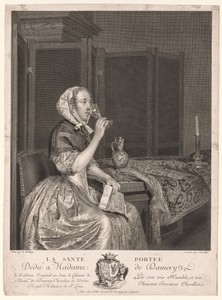 Drinking a Toast by Justus Chevillet, created c. 1750, in engraving. Download this artwork as a high-resolution wallpaper for desktop, tablet, or mobile. — Justus Chevillet Wallpaper