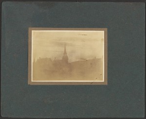 [Dusky Cityscape] by Louis Fleckenstein, created about 1903. Download this artwork as a high-resolution wallpaper for desktop, tablet, or mobile. — Louis Fleckenstein Wallpaper