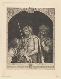Ecce Homo by Lucas Kilian, created 1612, in paper; engraving. Download this artwork as a high-resolution wallpaper for desktop, tablet, or mobile. — Lucas Kilian Wallpaper