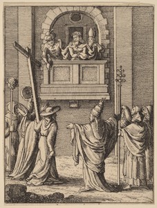 Ecce Homo by Wenceslaus Hollar, in etching. Download this artwork as a high-resolution wallpaper for desktop, tablet, or mobile. — Art Wallpaper