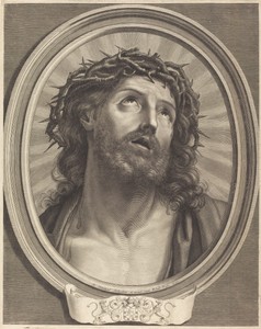 Ecce Homo by Robert Nanteuil, created 1653, in engraving. Download this artwork as a high-resolution wallpaper for desktop, tablet, or mobile. — Robert Nanteuil Wallpaper
