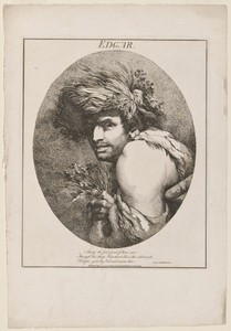 Edgar by John Hamilton Mortimer, created 1775, in etching on wove paper. Download this artwork as a high-resolution wallpaper for desktop, tablet, or mobile. — John Hamilton Mortimer Wallpaper