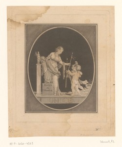 Eenheid by Philibert-Louis Debucourt, created 1794, in paper; etching; aquatint. Download this artwork as a high-resolution wallpaper for desktop, tablet, or mo — Philibert-Louis Debucourt Wallpaper