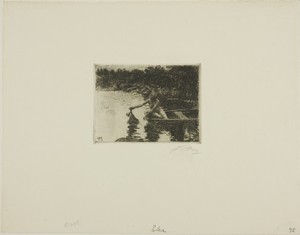 Eka by Anders Zorn, created 1913, in Etching on ivory laid paper. Download this artwork as a high-resolution wallpaper for desktop, tablet, or mobile. — Anders Zorn Wallpaper